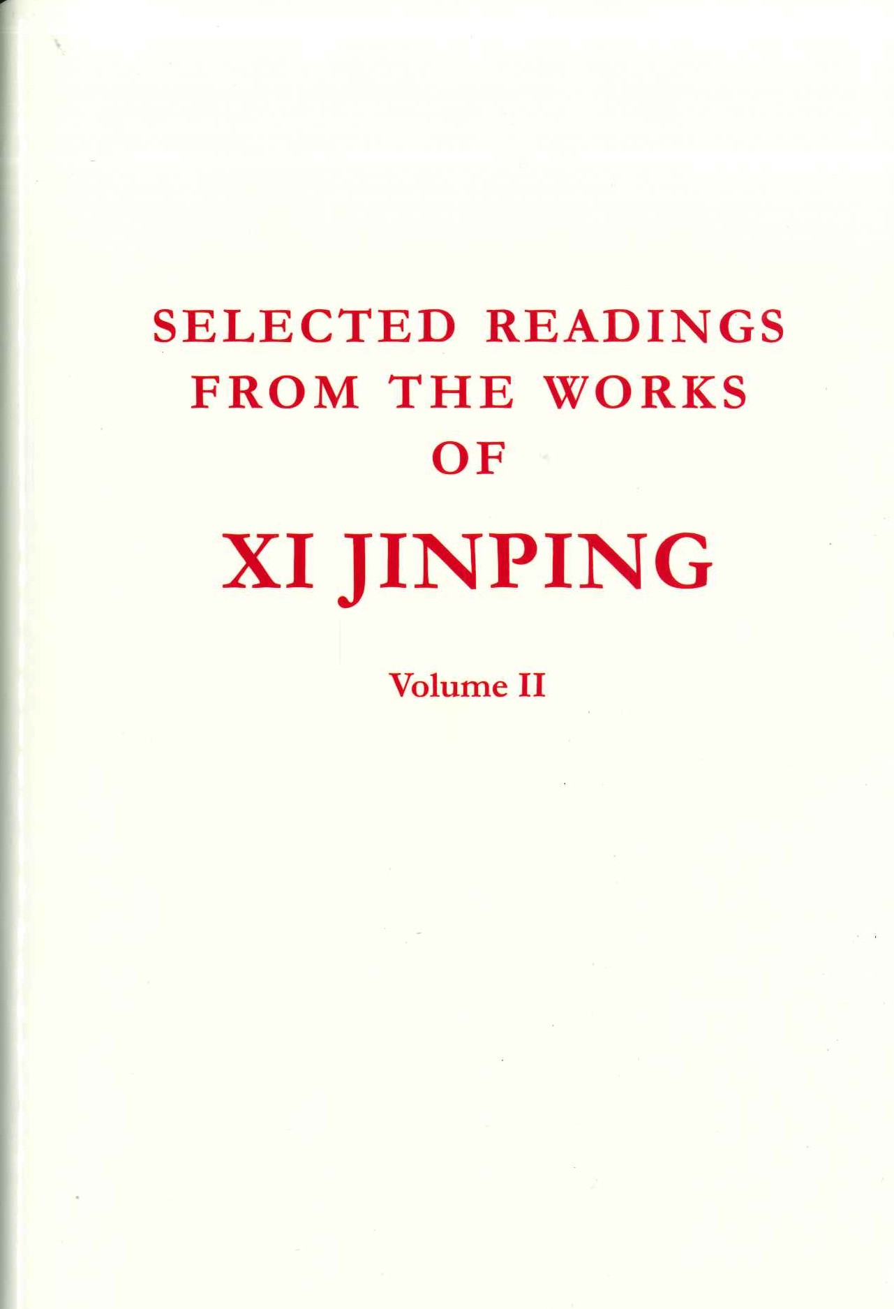 习近平著作选读第二卷 英文(精)